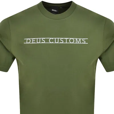 Shop Deus Ex Machina Madison T Shirt Green