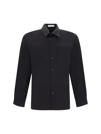 Shop Helmut Lang Classic Poplin Shirt In Black