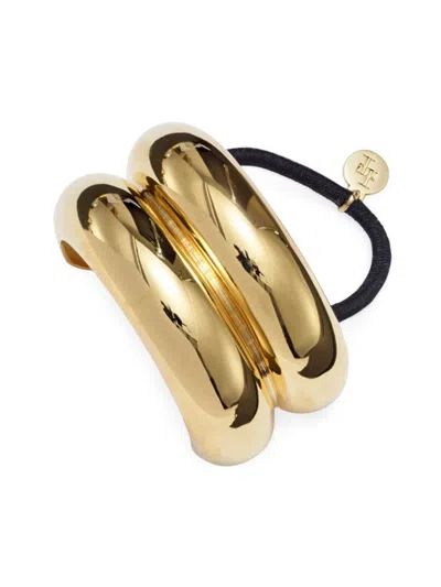 Shop Lelet Ny Women's Glossy Double Arch Ponytail Band In Gold