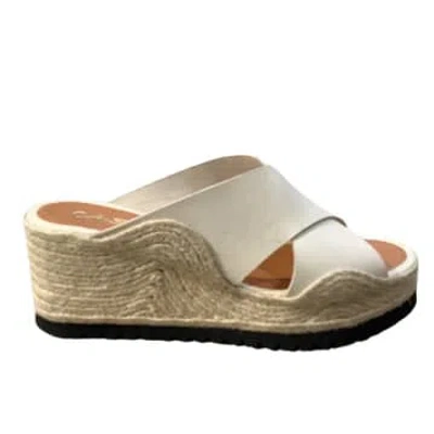 Shop Casteller 'aran' Sandal In White