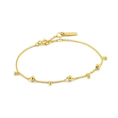 Shop Ania Haie Modern Minimalism Drop Balls Gold Bracelet