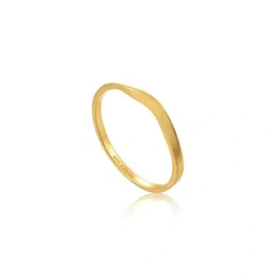 Shop Ania Haie Modern Curve Gold Ring