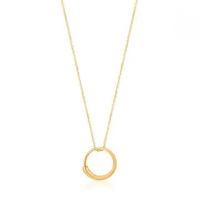 Shop Ania Haie Gold Luxe Circle Necklace