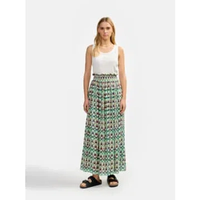 Shop Bellerose Philo Skirt In Green
