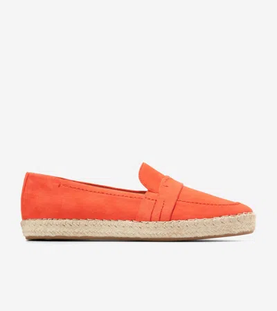 Shop Cole Haan Cloudfeel Montauk Loafer In Nasturtium Orange