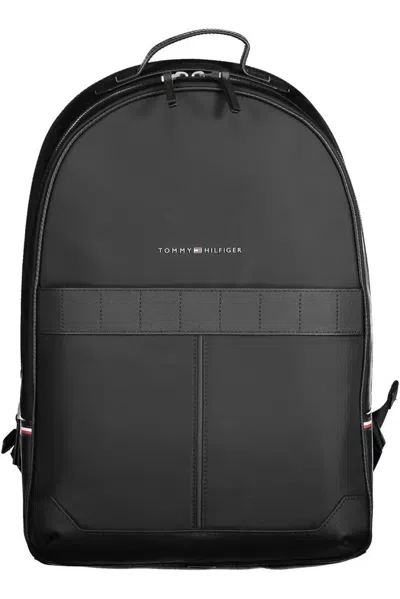 Shop Tommy Hilfiger Black Polyester Backpack