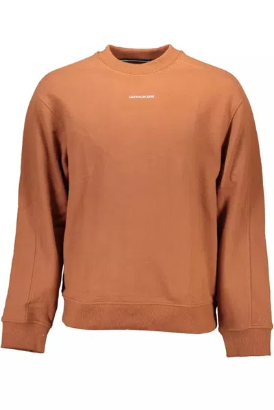 Shop Calvin Klein Brown Cotton Sweater