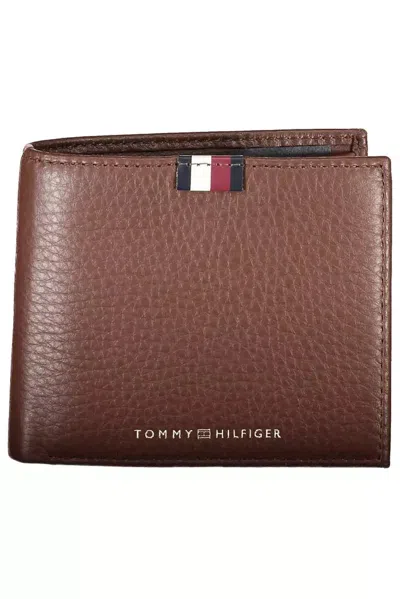 Shop Tommy Hilfiger Brown Leather Wallet