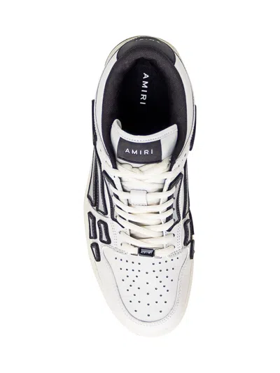 Shop Amiri Sneaker Skel Top In White