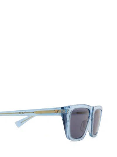 Shop Bottega Veneta Sunglasses In Blue