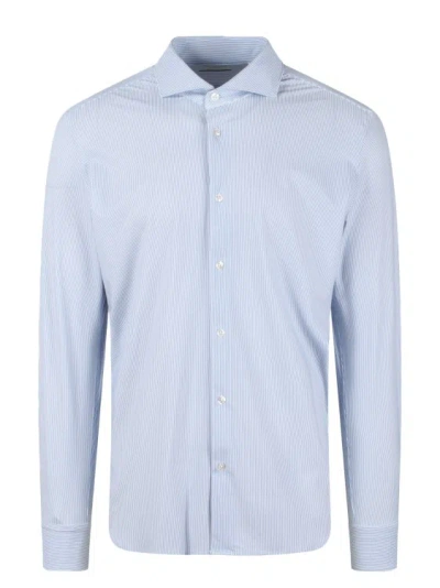 Shop Archivium Be Updated Non-iron Oxford Shirt In Blue