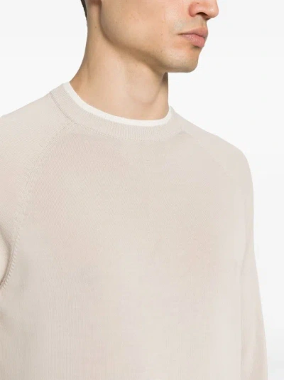 Shop Eleventy Beige Sweater In Neutrals