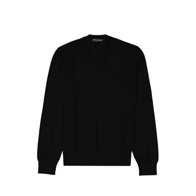 Shop Dolce & Gabbana Virgin Wool Pullover In Black