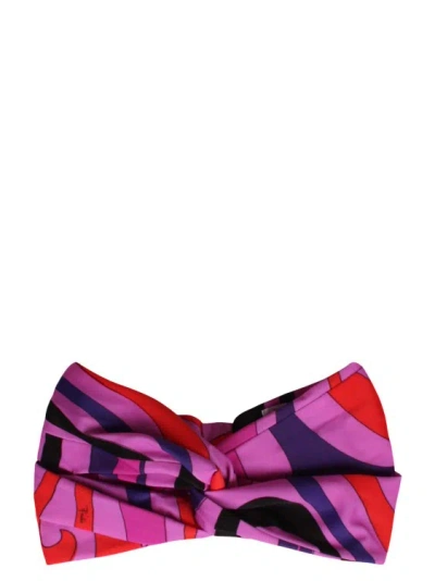 Shop Pucci Marmo-print Headband In Multicolor