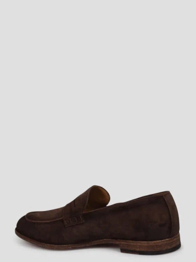 Shop Corvari Brushed Suede Loafers In Brown