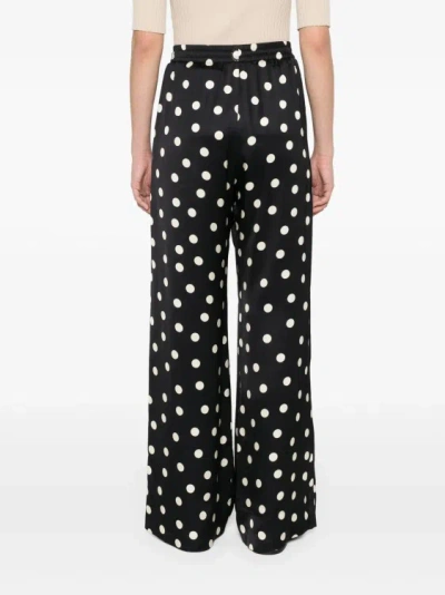 Shop Stella Mccartney Black Polka-dot Pants