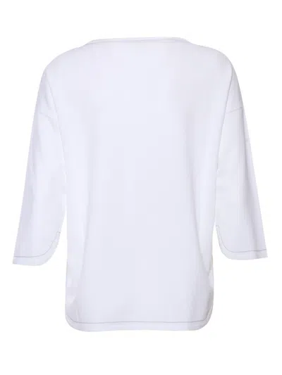 Shop Kangra Cashmere Girocoll In White