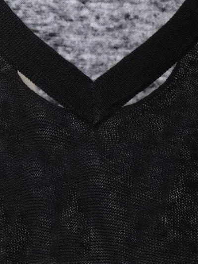 Shop Kangra Cashmere V-neck Sweaters In Black