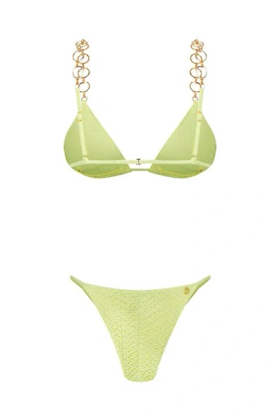 Shop Gapaz Lice Lime Bikini In Green