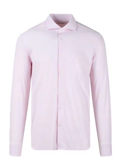 Shop Archivium Be Updated Non-iron Oxford Shirt In Pink