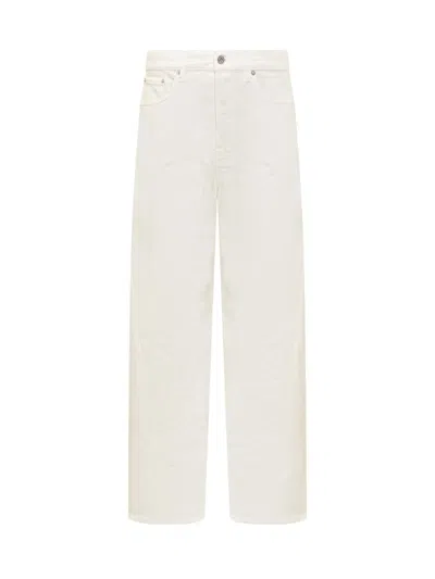 Shop Lanvin Twisted Pants In White