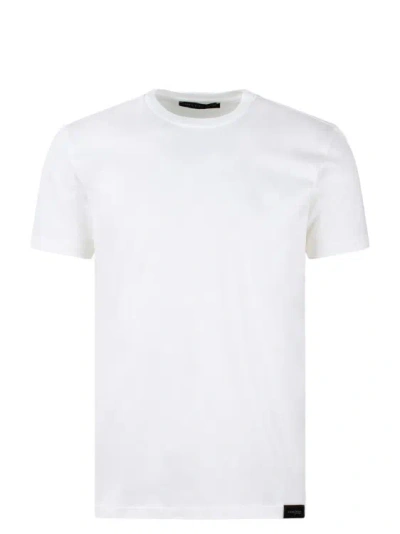Shop Low Brand Jersey Cotton Slim T-shirt In White