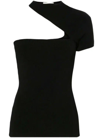 Shop Isabel Marant Osira Asymmetric Top In Black