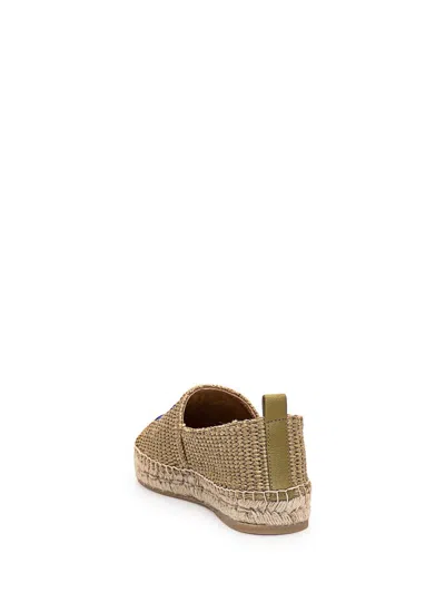 Shop Off-white Espadrilles With Arrow Pattern In Green