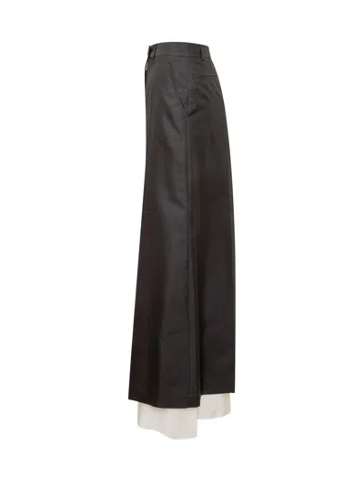 Shop Peter Do Tailored Maxi Skirt In Black