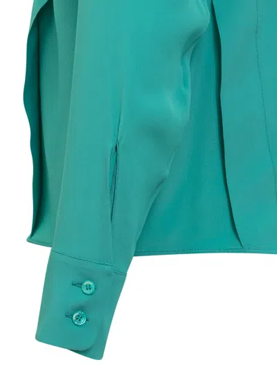 Shop Rochas Long Sleeve Shirt In Green