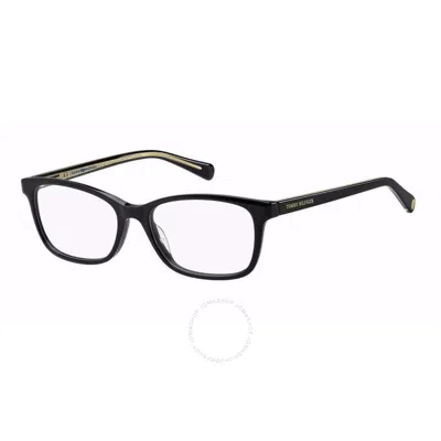 Shop Tommy Hilfiger Demo Rectangular Ladies Eyeglasses Th 1889 0807 53 In Black