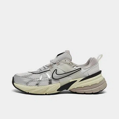 Shop Nike Men's V2k Run Casual Shoes In Summit White/pure Platinum/light Iron Ore/metallic Silver