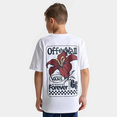 Shop Vans Boys' Always And Forever T-shirt In White