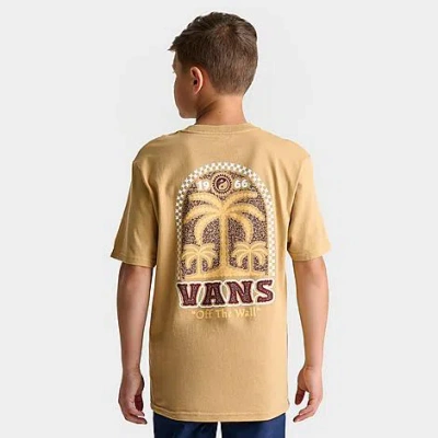 Shop Vans Boys' Escape Palm T-shirt In Antelope