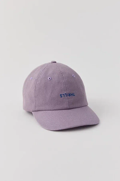 Shop Thrills Uo Exclusive Minimal  Washed Canvas Hat In Grey, Men's At Urban Outfitters