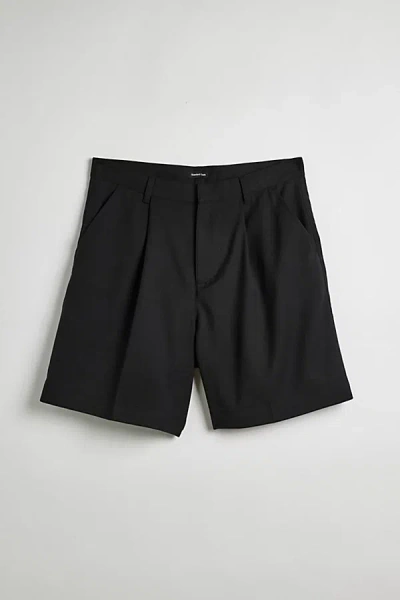 Shop Standard Cloth Pleated Dress Short In Black, Men's At Urban Outfitters