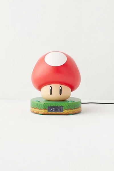 Shop Urban Outfitters Super Mario Mushroom Digital Alarm Clock At