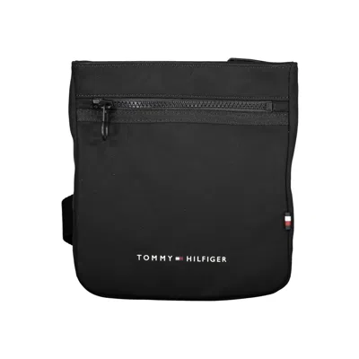 Shop Tommy Hilfiger Black Polyester Shoulder Bag