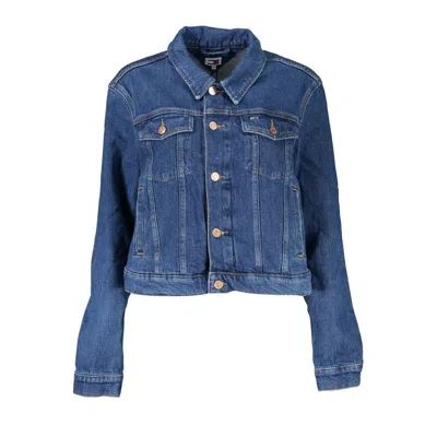 Shop Tommy Hilfiger Blue Cotton Jackets & Coat