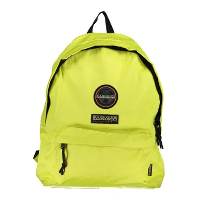 Shop Napapijri Yellow Cotton Backpack