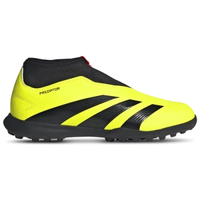 Shop Adidas Originals Boys Adidas Predator 24 League Laceless Turf In Team Solar Yellow/black/solar Red