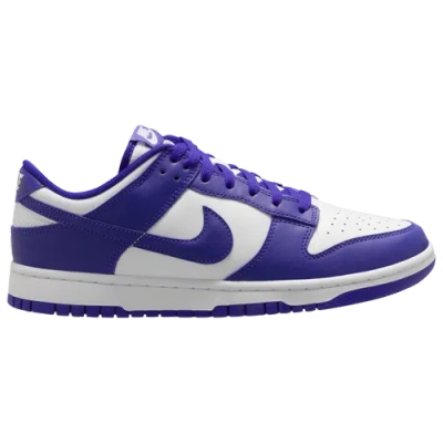 Shop Nike Mens  Dunk Low In White/purple/red