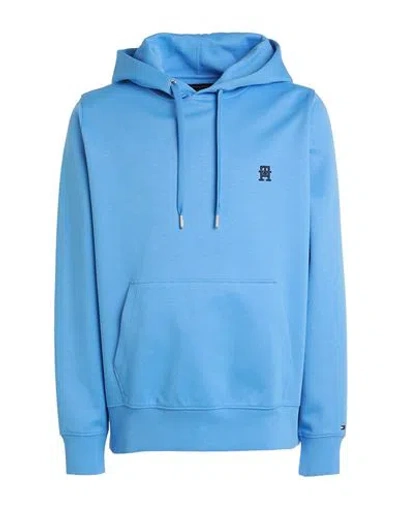 Shop Tommy Hilfiger Man Sweatshirt Light Blue Size L Cotton, Polyester