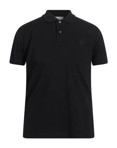 Shop Trussardi Collection Man Polo Shirt Black Size 3xl Cotton