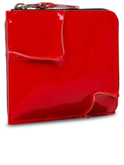 Shop Comme Des Garçons Medley' Red Leather Wallet