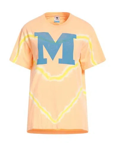 Shop M Missoni Woman T-shirt Apricot Size S Cotton In Orange