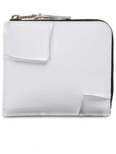 Shop Comme Des Garçons Medley' White Leather Wallet