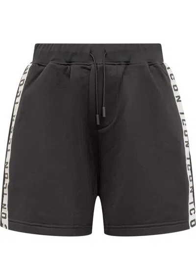 Shop Dsquared2 Icon Collection Icon Tape Shorts In Black