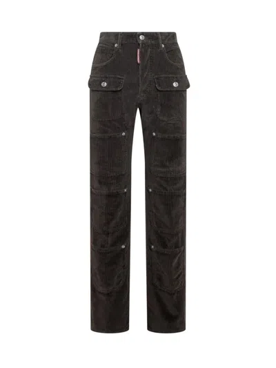 Shop Dsquared2 Multi-pocket Pants In Brown