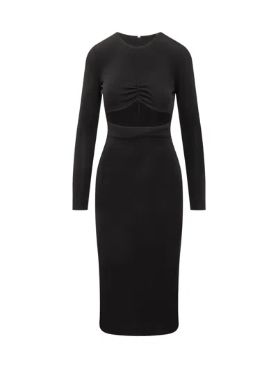 Shop Dsquared2 Pikaboo Dress In Black